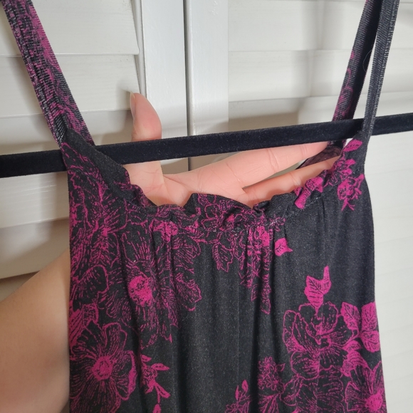 Torrid Floral High Neck Jersey Maxi Dress PLUS 0X EUC 11342876 - Picture 7 of 14